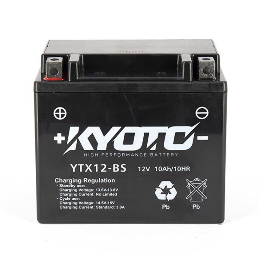 Batterie moto YTX12-BS / YTX12-4 12V / 10Ah étanche AGM - Batterie de moto