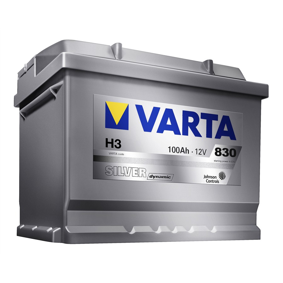 Batterie VARTA H3 Silver Dynamic 100 Ah 830 A Auto5.be