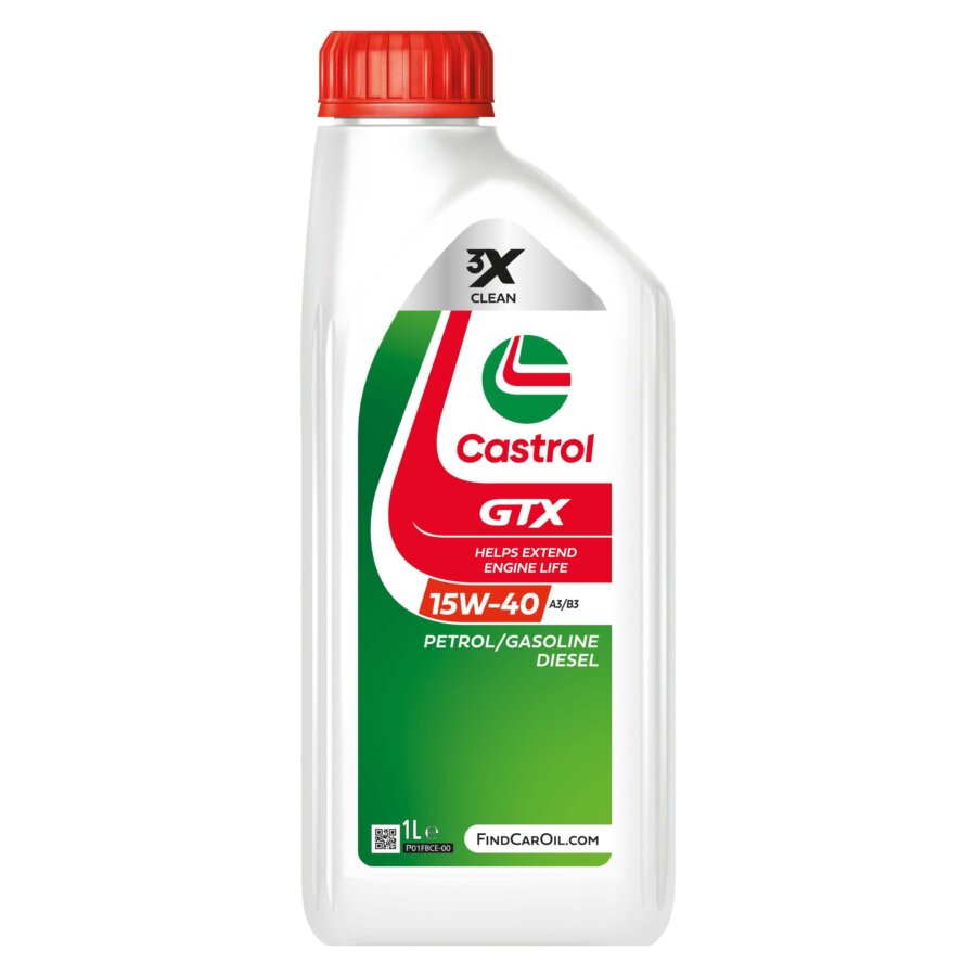 Castrol gtx benzine- en dieselmotorolie 15w-40 a3/b3 1 l