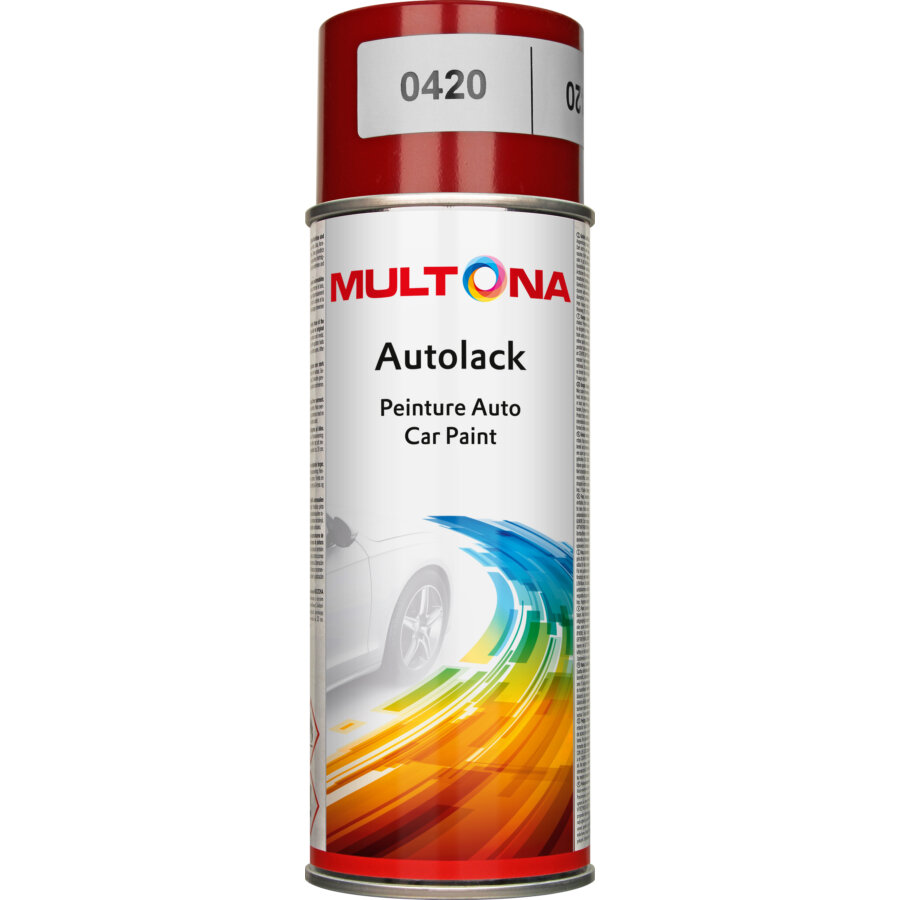 Bombe de peinture rouge brillant multona 400 ml600420