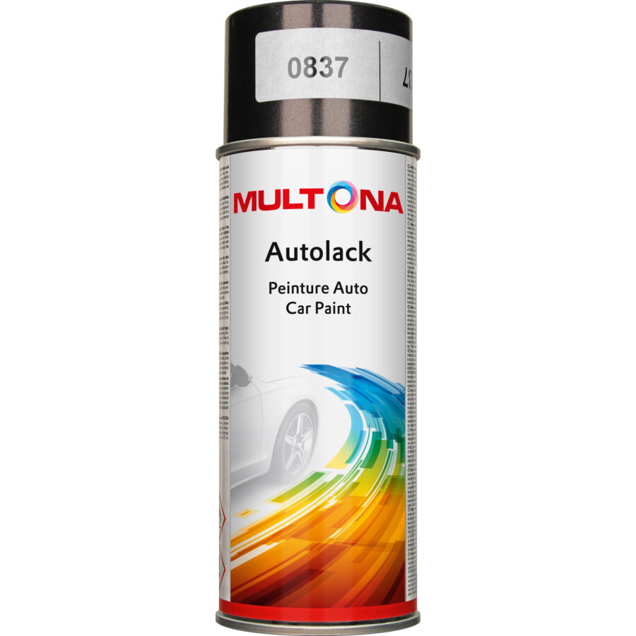Bombe de peinture noir brillant multona 400 ml600837