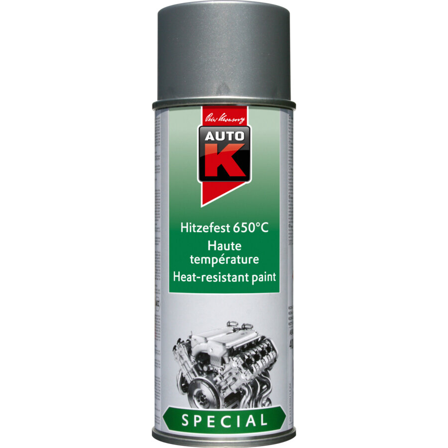 Peinture haute température argent brillant auto-k 233030 400ml