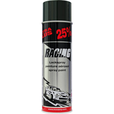 Bombe de peinture Noir Brillant Racing 500 ml288905 - Auto5