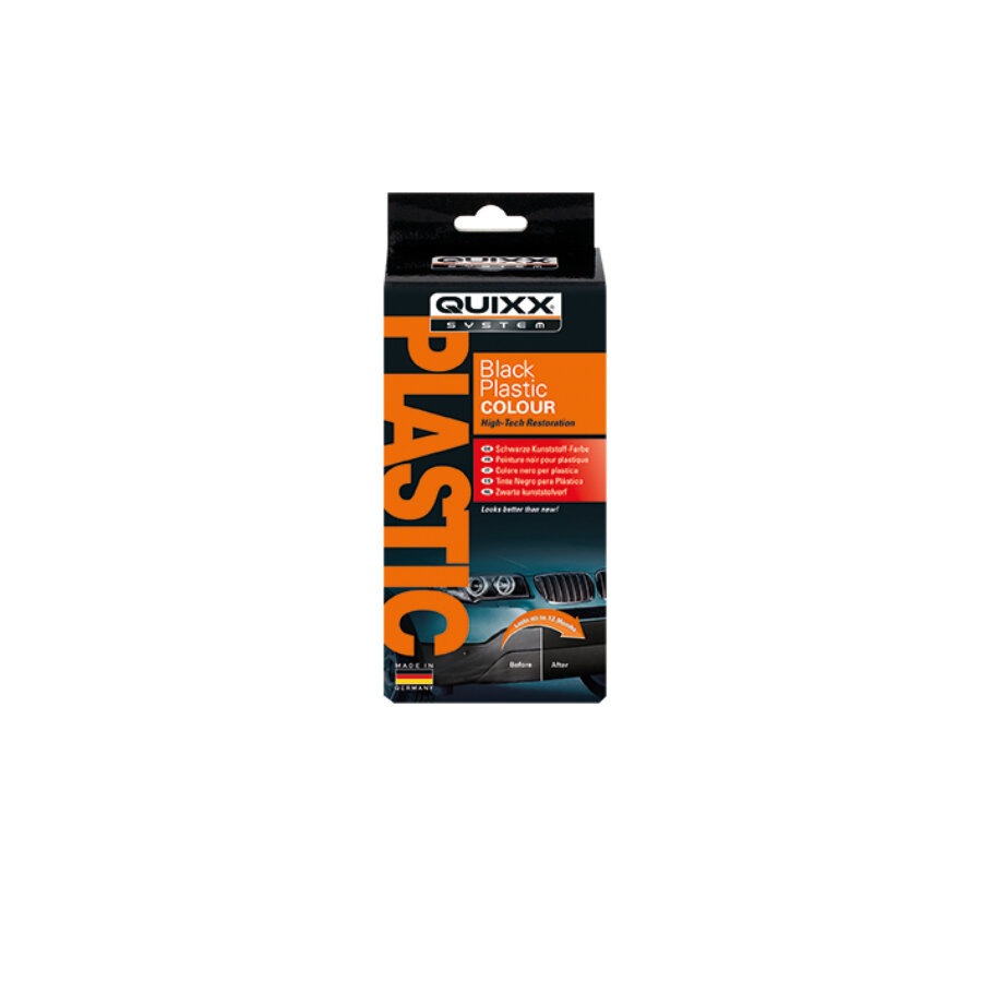 Kit rénovateur plastique noir extérieur QUIXX 75 ml - Auto5