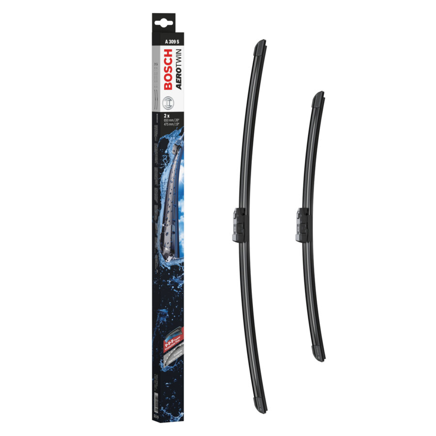 Bosch ruitenwissers Aerotwin A309S - Lengte: 650/475 mm - set wisserbladen voor