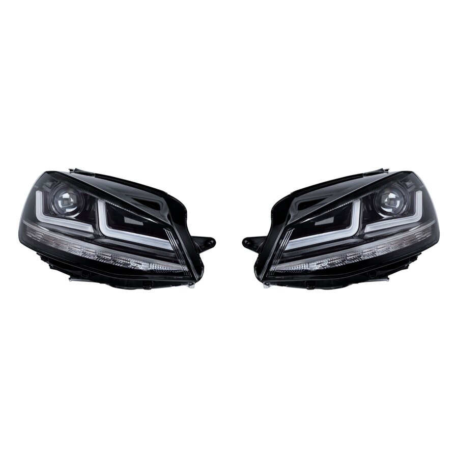 2 ledriving vw golf vii black edition koplampen van osram (halogeen koplampvervanging)