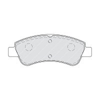 Ferodo FDB4250 Jeu De 4 Plaquettes De Frein Avant – Peugeot 308 SW 2007+, Haute Performance TRW