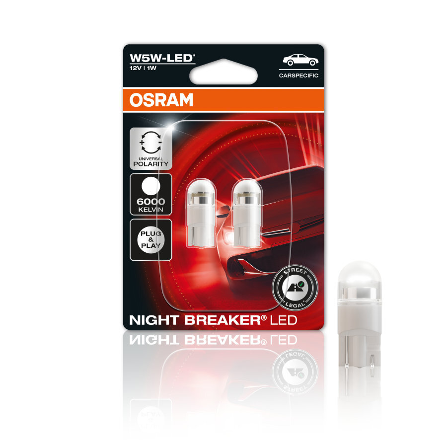 2 ampoules OSRAM H7 LED Street Legal 12V 19W - Norauto