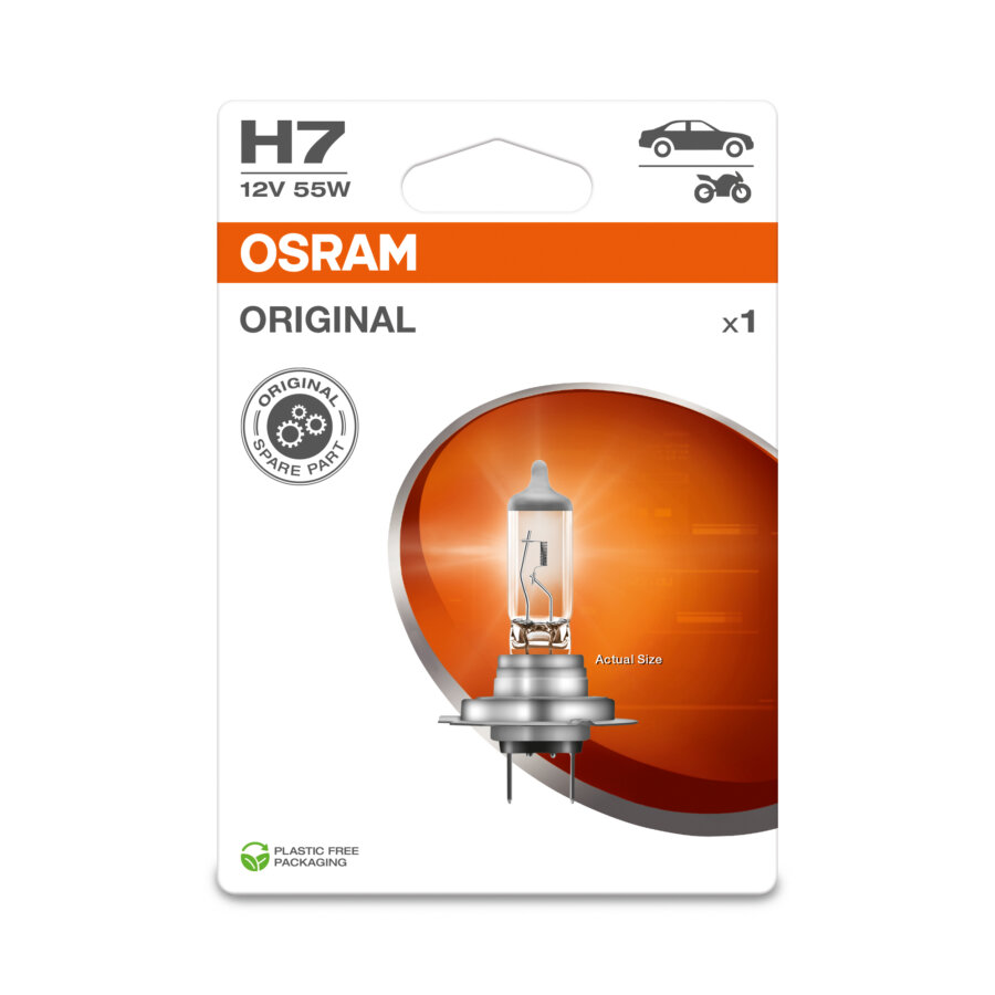 1 ampoule H7 12V OSRAM ORIGINAL