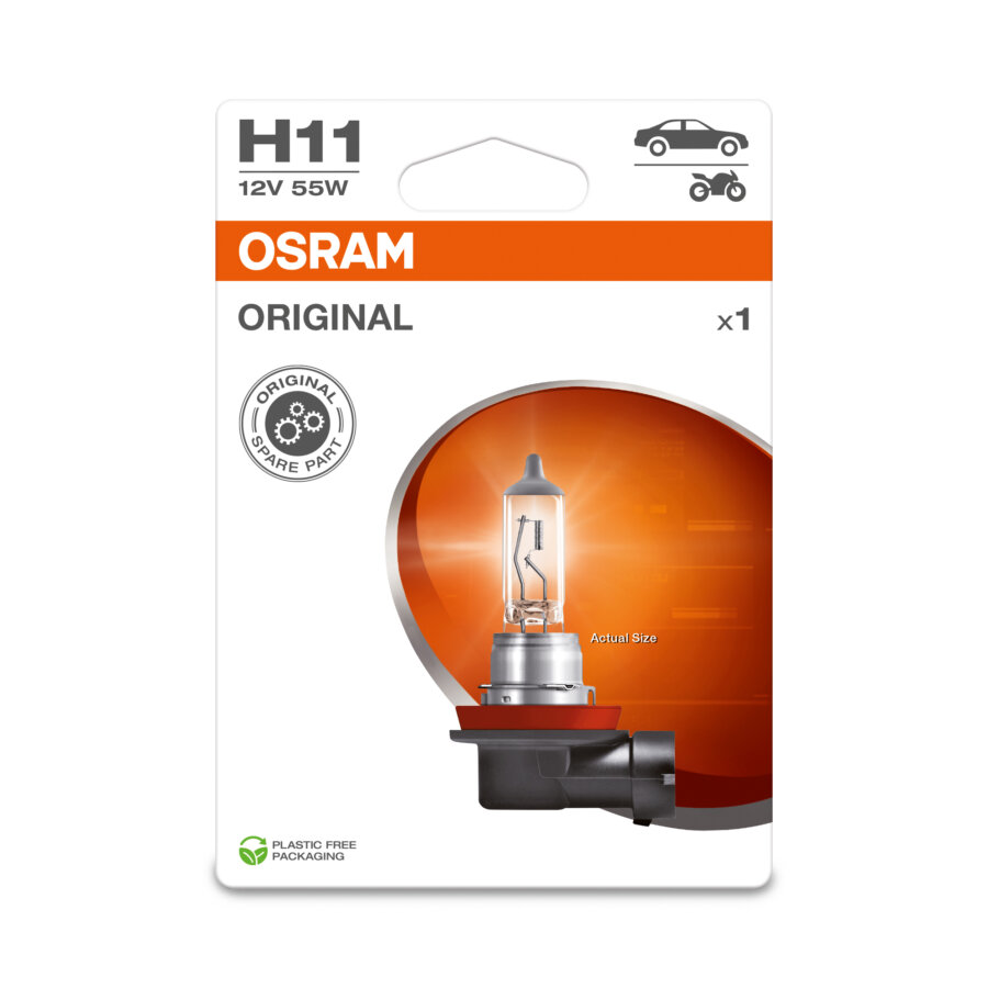 1 lamp h11 12v osram original