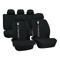 Jeu complet de housses universelles voiture PLAYBOY noires