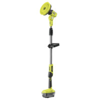 Brosse motorisée téléscopique RYOBI avec 1 batterie lithium+ 2 Ah et 1 chargeur 1,5 A R18TPS-120G