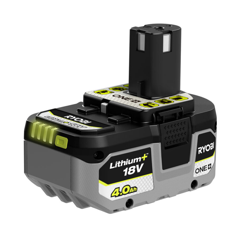 1 ryobi one+ lithium+ batterij 4,0 ah 18 v rb1840x