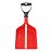 Sneeuwschop ultra-compact rood 