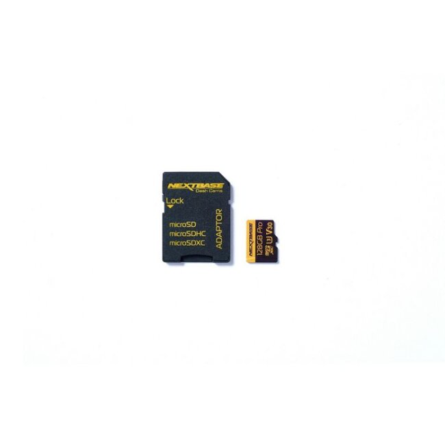 Hoe dan ook Zaklampen Uitsluiten Micro SD-geheugenkaart met adapter NEXTBASE 128GB : Auto5.be