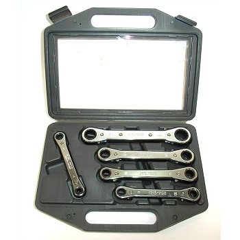 Mallette 5 cl&eacute;s &agrave; cliquet &agrave; &oelig;il Spline 7-19 mm