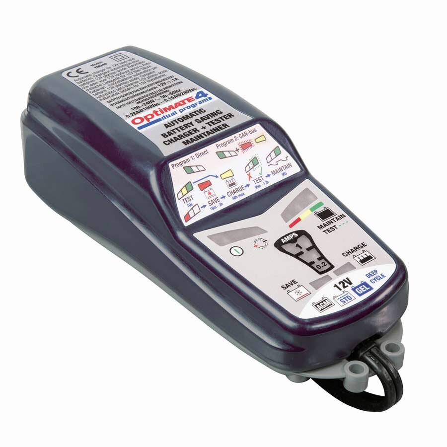 Chargeur Batterie au Lithium Tender Mainteneur Moto Voiture Bateau