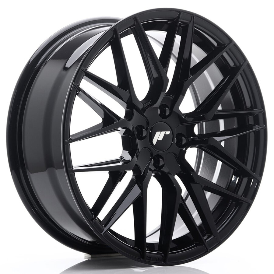 Jante alu japan racing jr28 8.5x18 5x112 et40 noir brillant