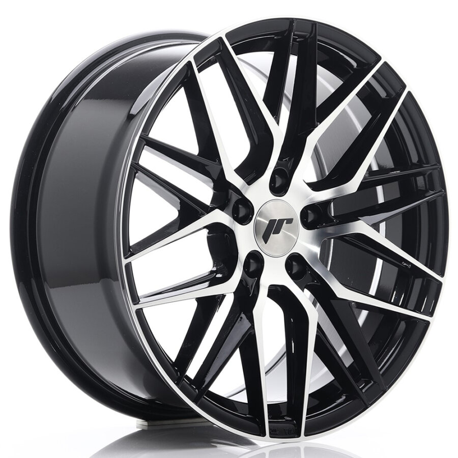 Aluminium velg japan racing jr28 8.5x20 5x112 et40 zwart, glanseffect
