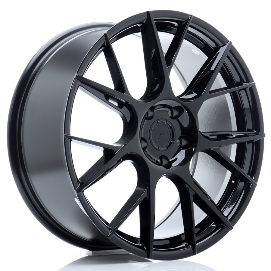 Aluminium velg japan racing jr42 9.5x19 5x120 et40 zwart, glanseffect