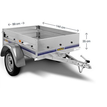 Aanhangwagen 500 Kg NORAUTO NOR 1500