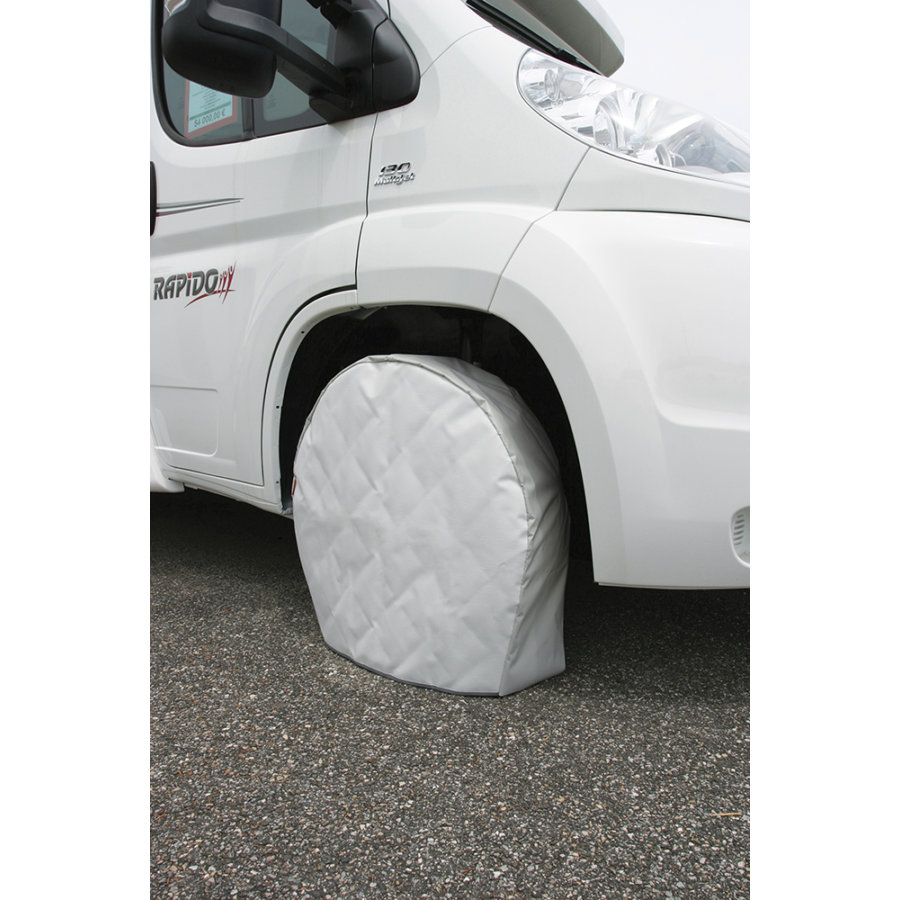 2 housses de protection de roue en PVC SOPLAIR