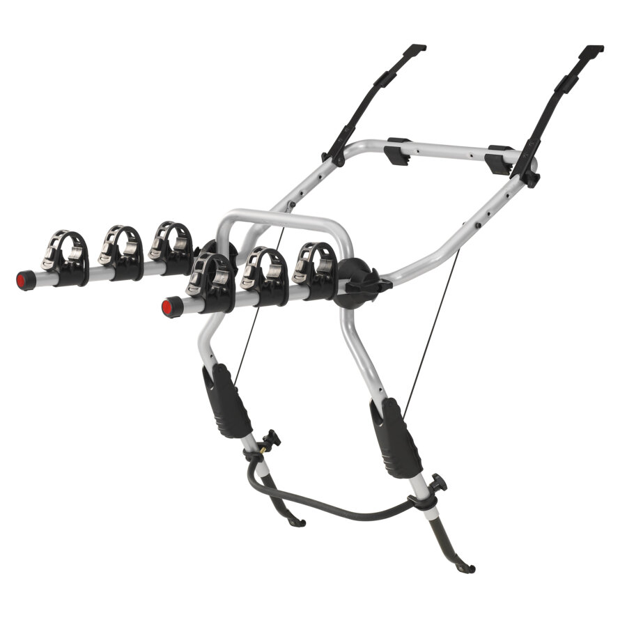 Porte-vélos Arrière CLICK & GO Pour Alfa Romeo Giulietta 5P (2010-2020) - Support 3 Vélos, Max 45kg