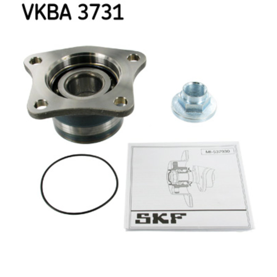 Set wiellagers achteraan skf vkba3731