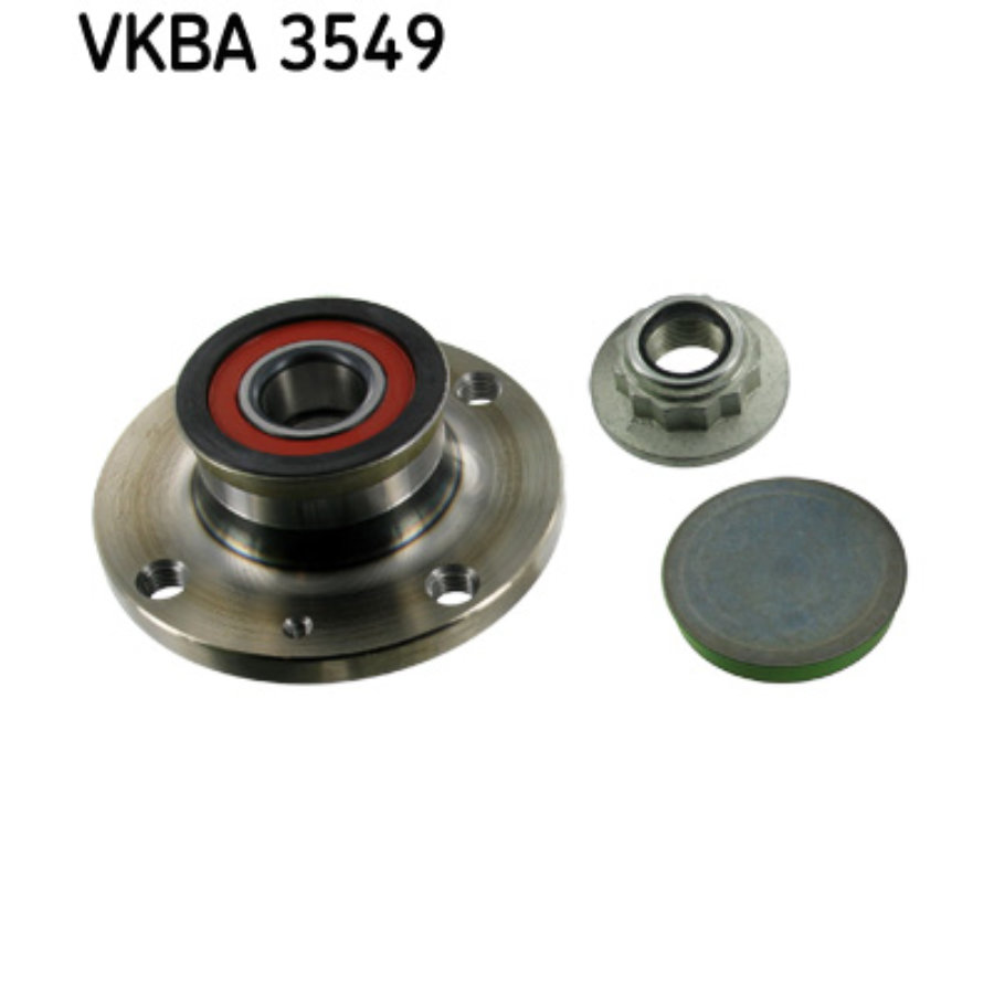 Set wiellagers achteraan skf vkba3549