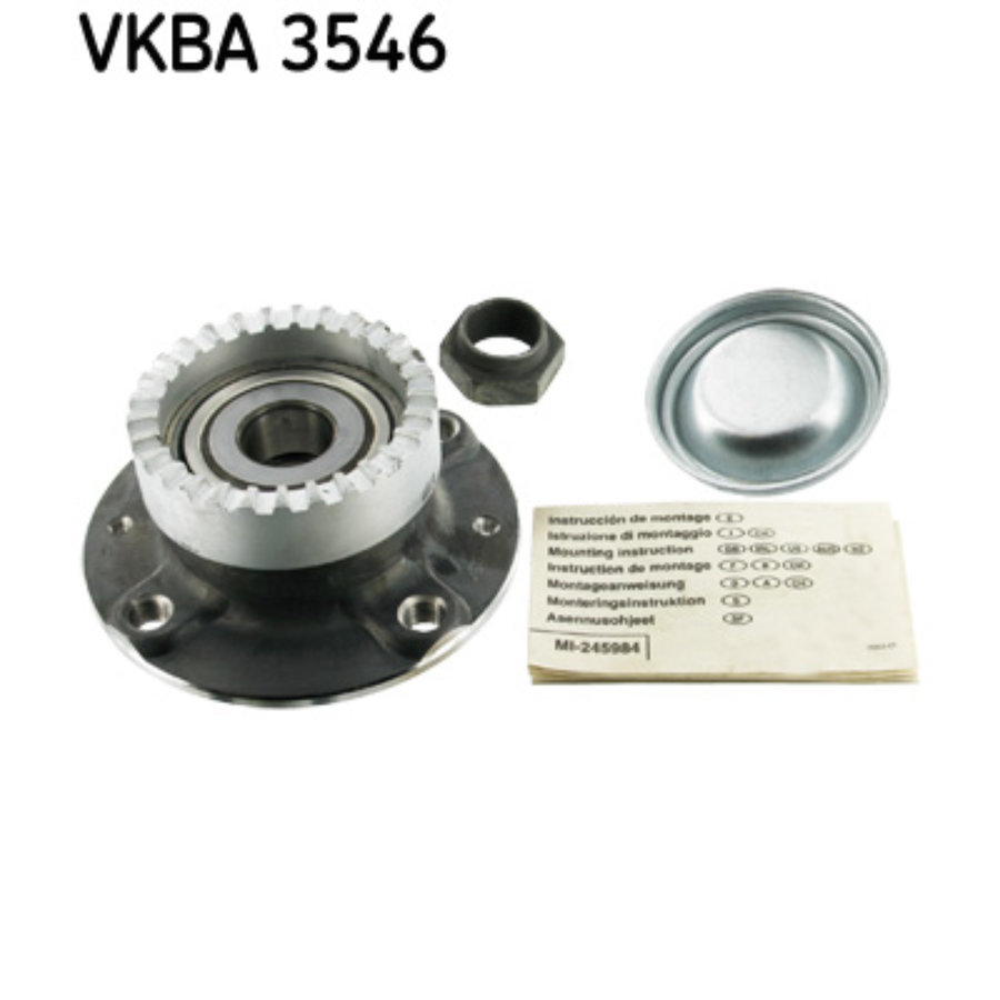 Wiellager achteraan skf vkba3546 voor xsara-306