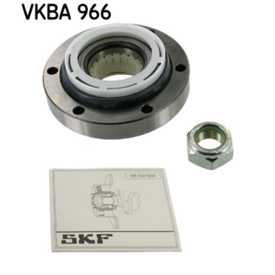Kit De Roulement De Roue SKF VKBA 966 - Compatible Renault Espace, R18, R21, R25, R30, Fuego - Avant/Arrière