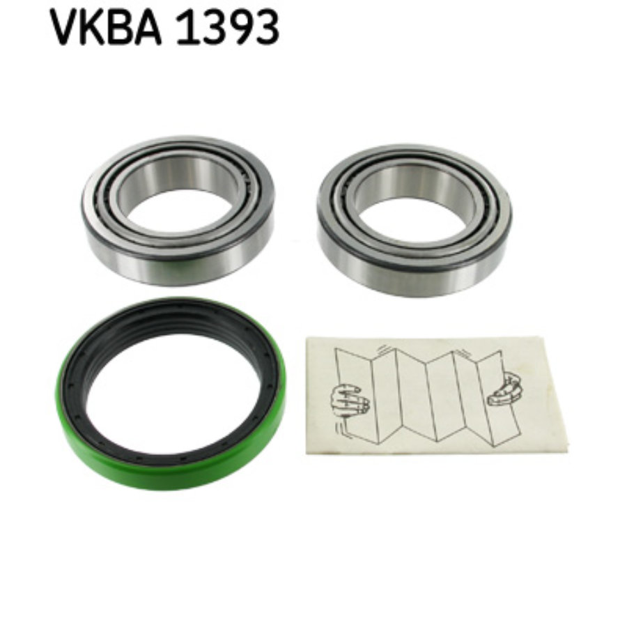 Set wiellagers achteraan skf vkba1393