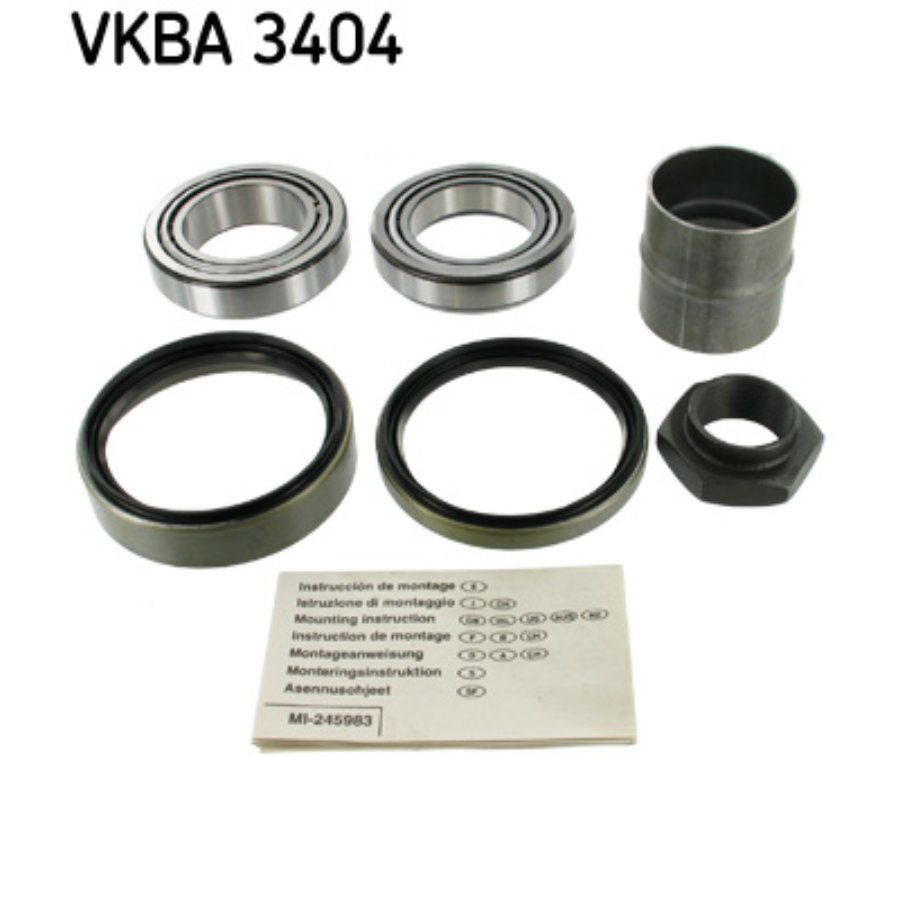 Kit roulement de roue avant skf vkba3404