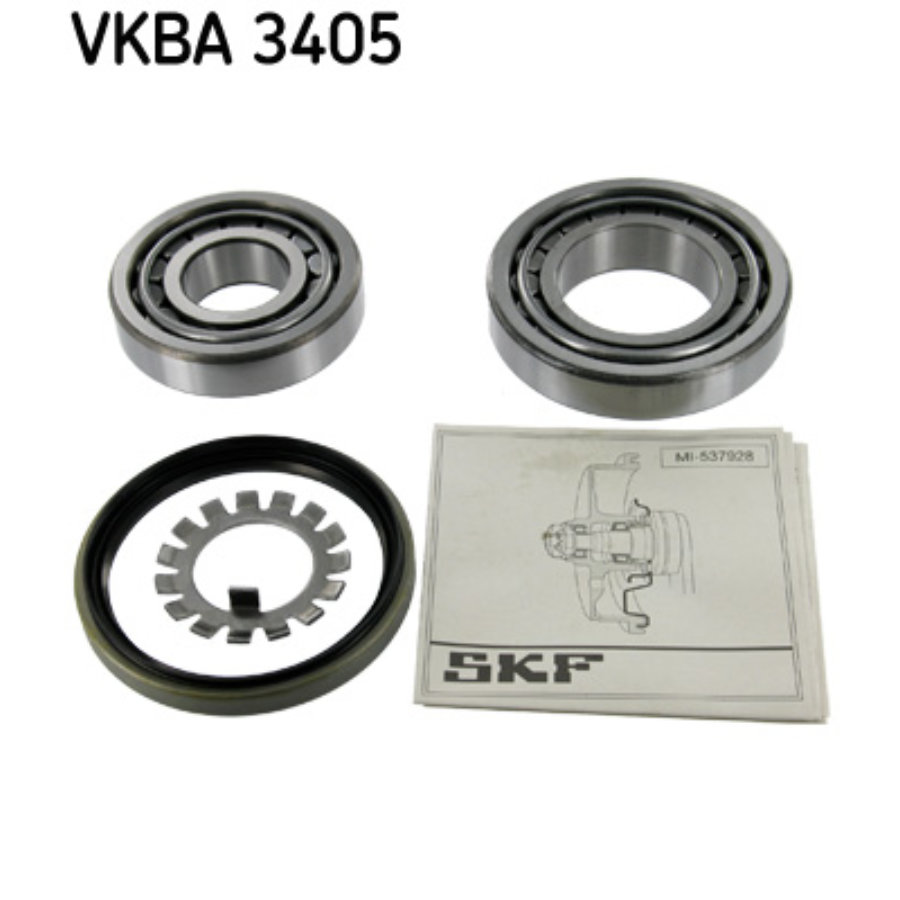 Set wiellagers achteraan skf vkba 3405