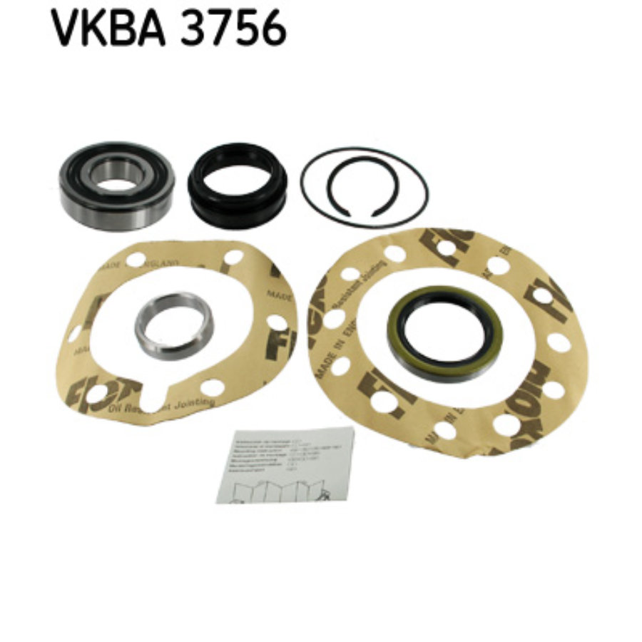 Kit roulement de roue arrière skf vkba3756