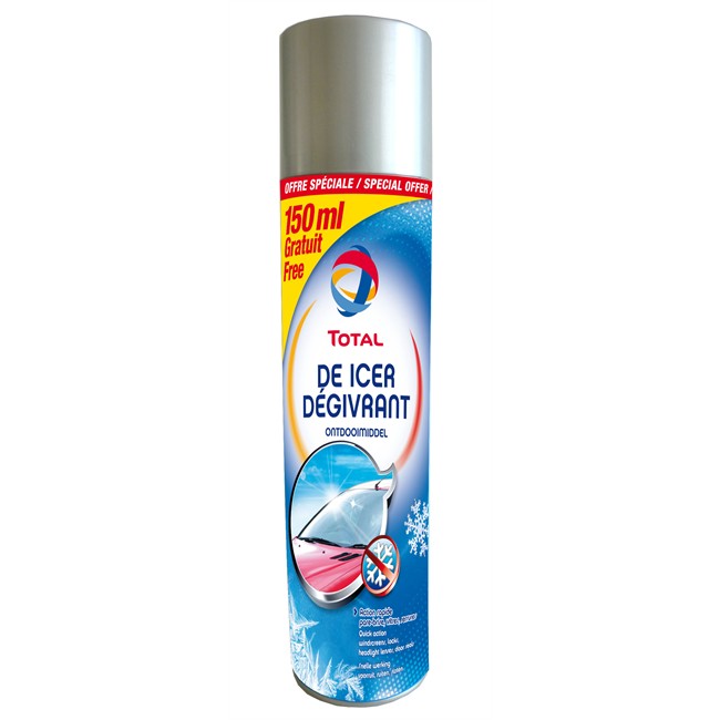 Dégivrant pare-brise TOTAL 400 ml dont 150 ml OFFERT ...