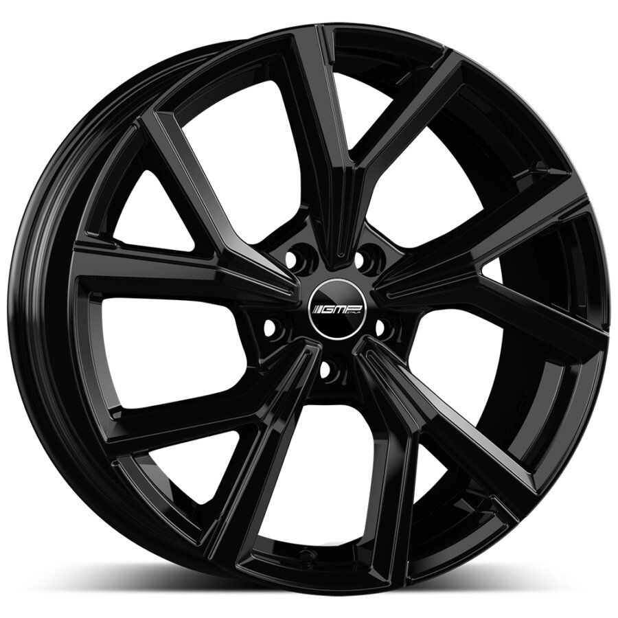 Aluminium velg gmp mentor 8x20 5x112 et45 zwart, glanseffect