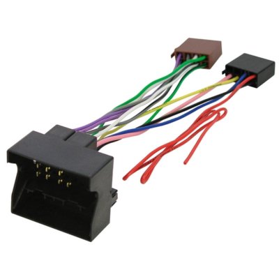 Câble d'alimentation électrique PHONOCAR avec connecteur ISO pour