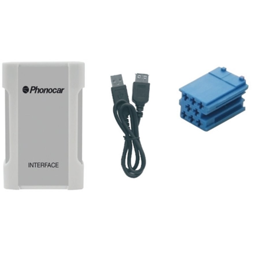 Phonocar fiat-compatibele cd-wisselaar ipod-iphone-usb-sd-mp3 cd-wisselaaraansluiting audio-interface ref. 05886