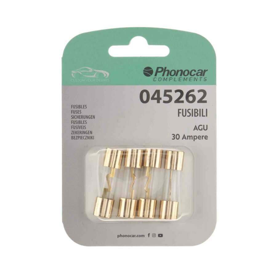 Phonocar zekeringen 10x38 30a ref 045262