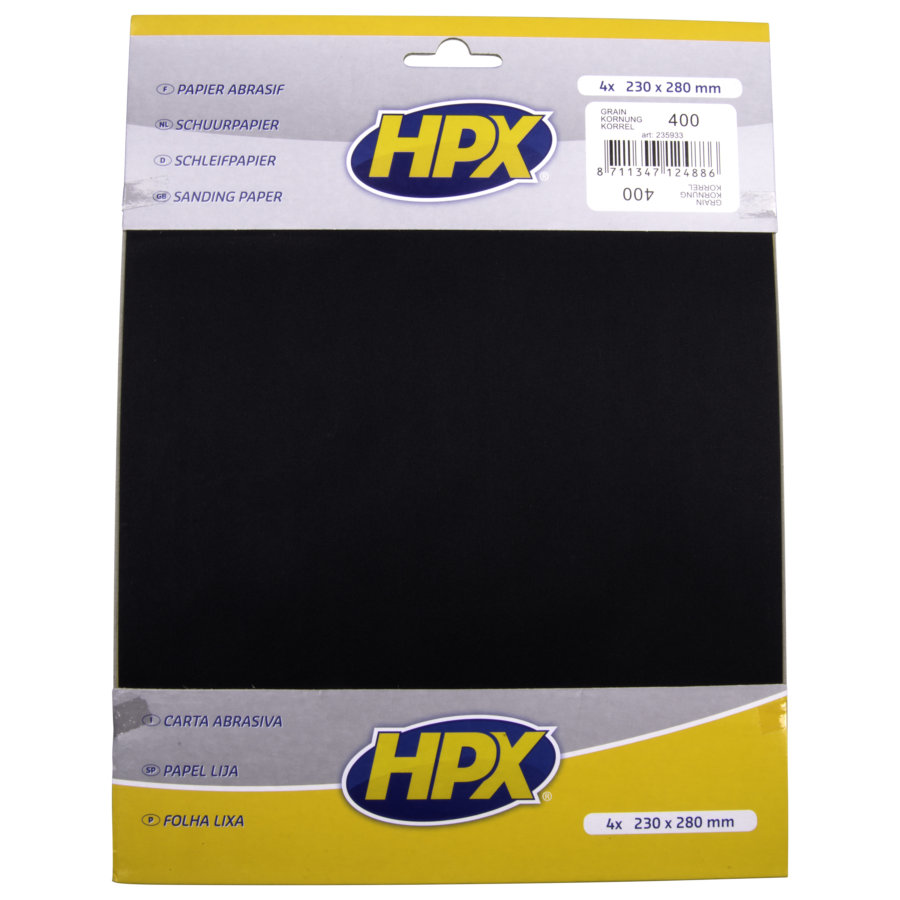 HENDI Papier De Verre Grain 320 Pour Aiguiseur Électrique 224403 - Bande Abrasif 200x50 Mm