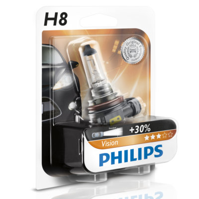 1 lampadina PHILIPS H7 White Vision - Norauto