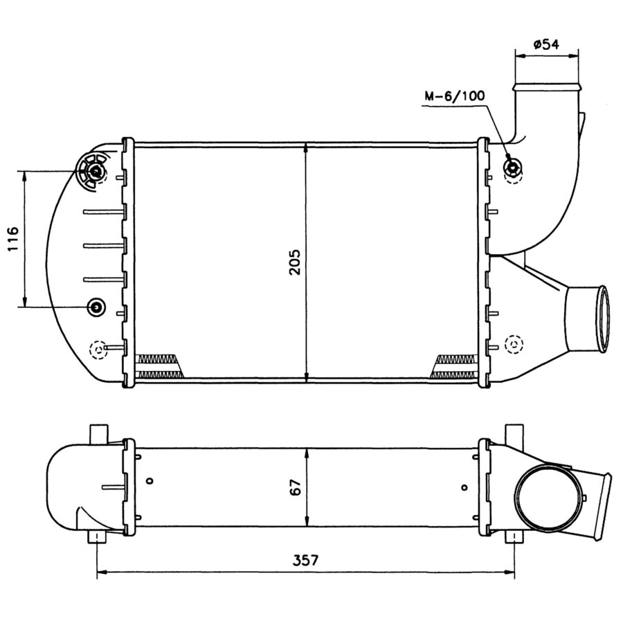 Interkoeler nrf 30134