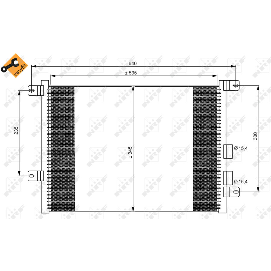 Condenseur nrf 35590 easy fit