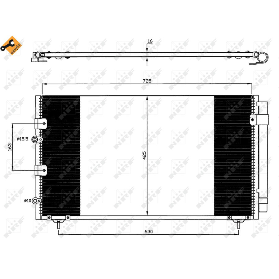 Condenseur avec déshydrateur NRF 35609 EASY FIT - Auto5