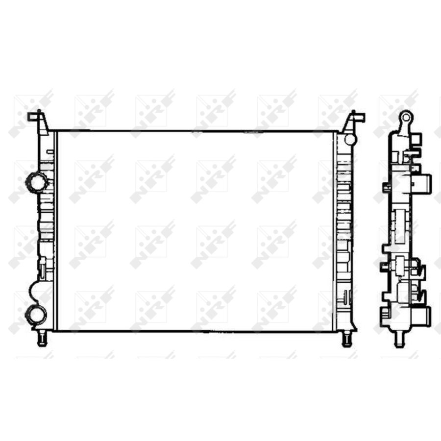 Radiator nrf 58195
