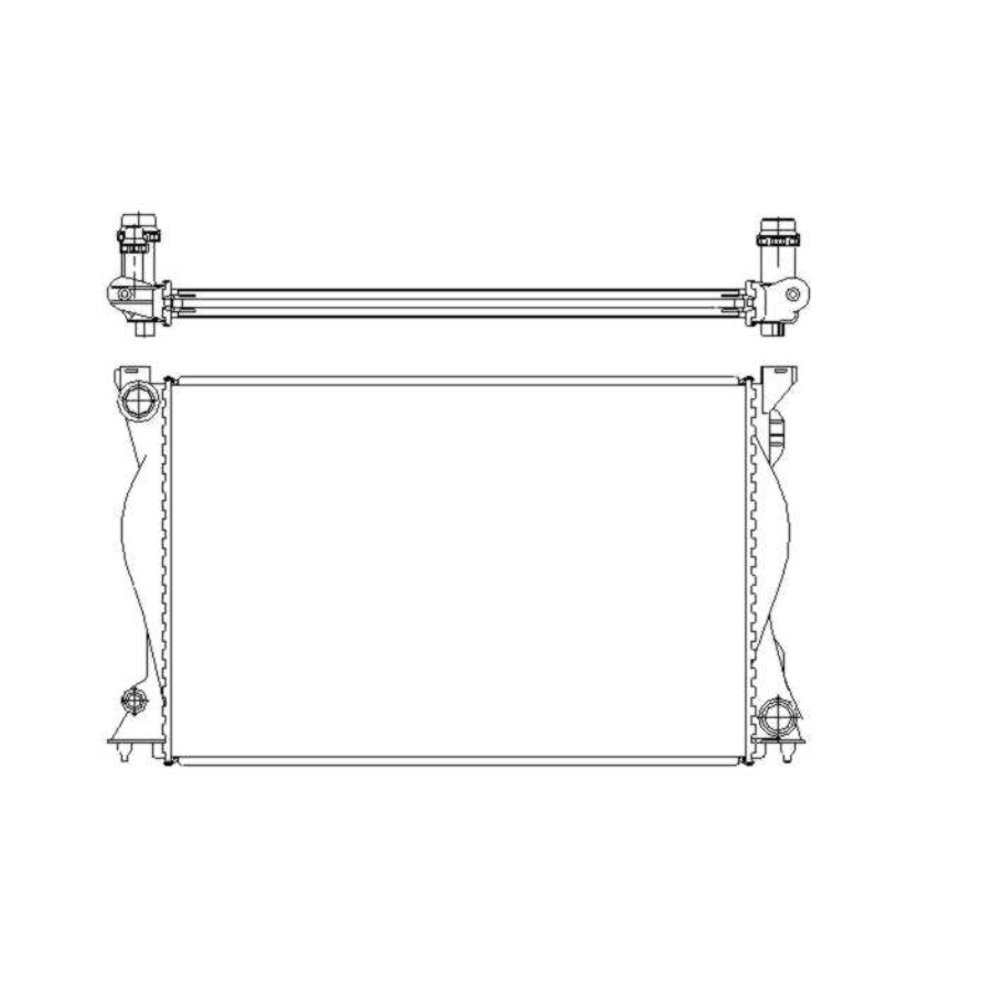 Radiator nrf 50597 easy fit