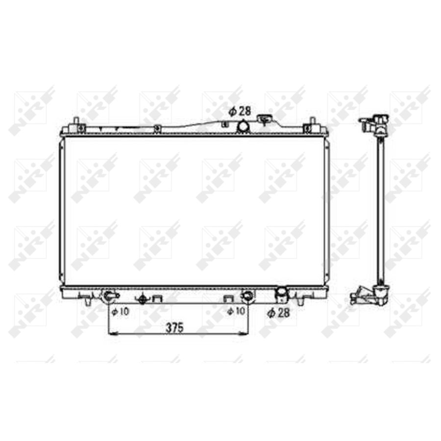 Radiator nrf 53678