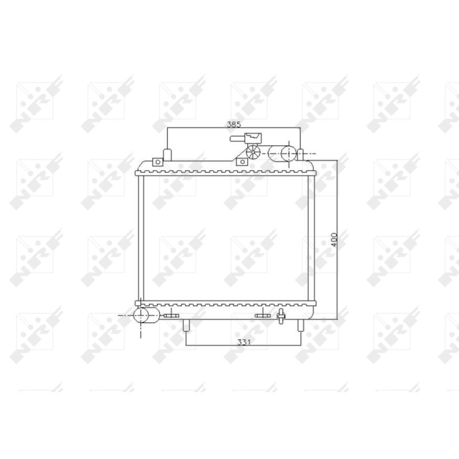 Radiator nrf 53745