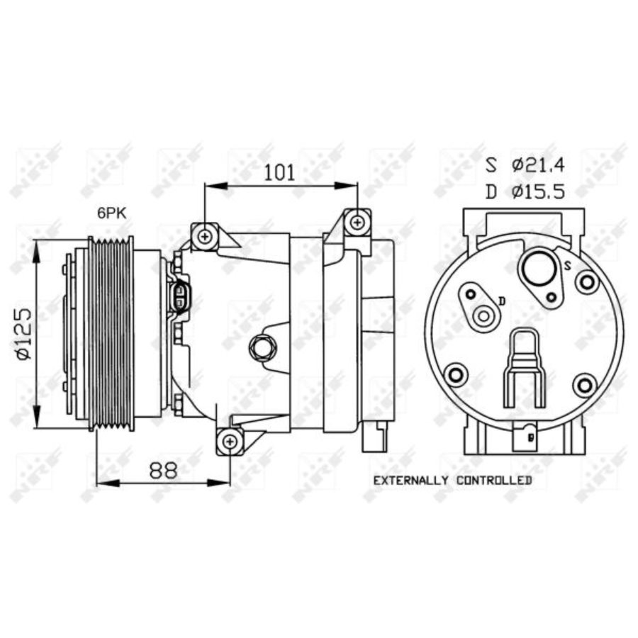 Airconditioningcompressor nrf 32479g